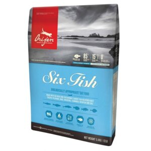« Orijen Six Fish » croquettes aux poissons pour chats gourmands !