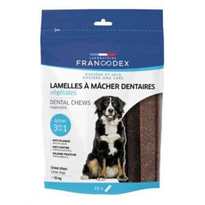Avec les lamelles à mâcher de chez Francodex, dîtes adieu au tartre !