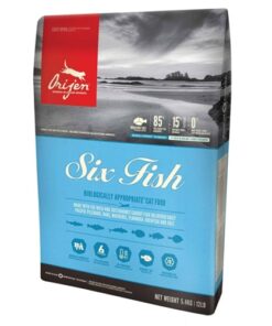 « Orijen Six Fish » croquettes aux poissons pour chats gourmands !